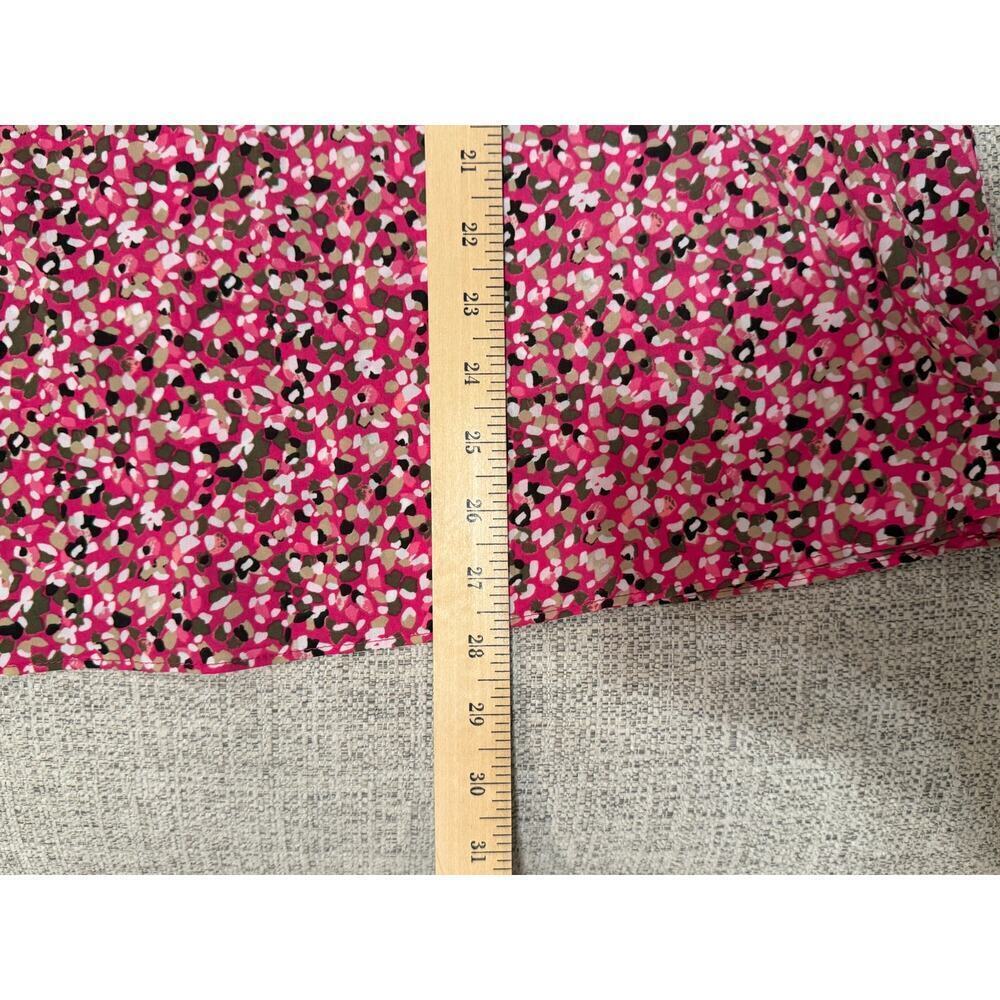 Lane Bryant Pink Flutter Short Sleeve Blouse Shirt Plus Size 22 - Picture 7 of 7